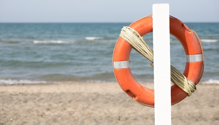 The beach